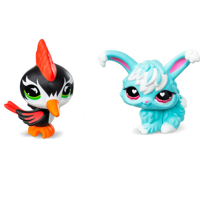 Игровой набор Littlest Pet Shop Пара друзей Дятел и Кролик Hasbro 01041_LPS 1